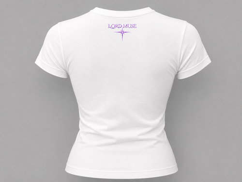 Bad Girls Like Love Songs Fitted Tee (White)