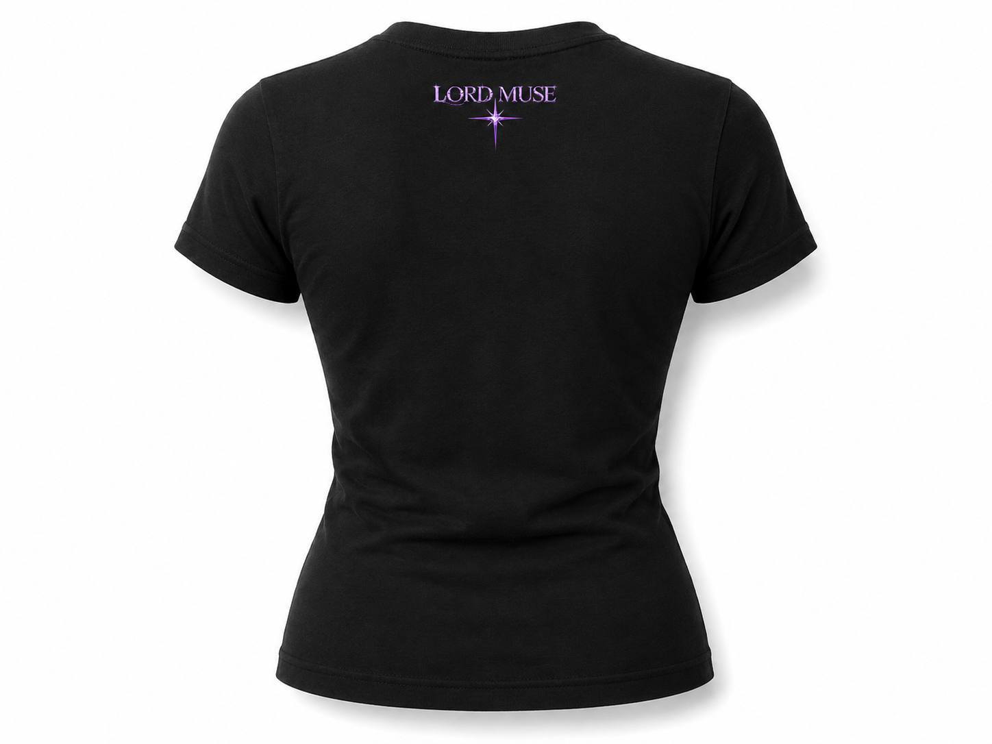 Bad Girls Like Love Songs Fitted Tee (Black)