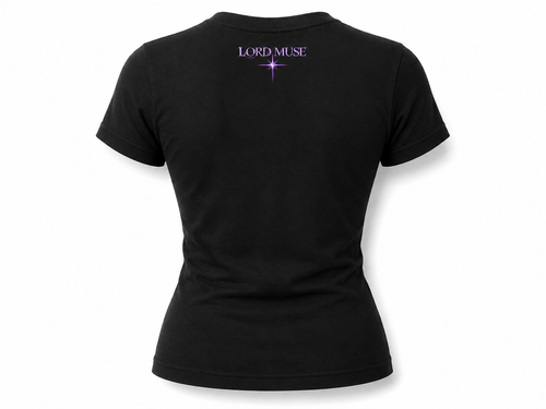 Bad Girls Like Love Songs Fitted Tee (Black)
